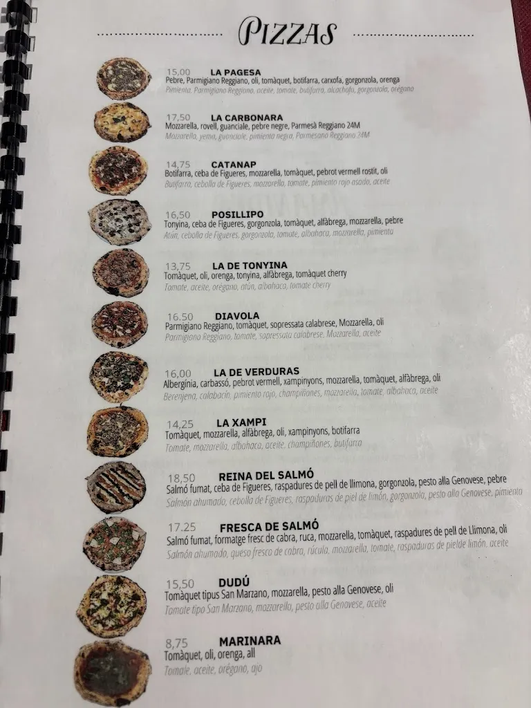 Menu_Maximmus Pizzeria Napoletana_Sabadell_image_4