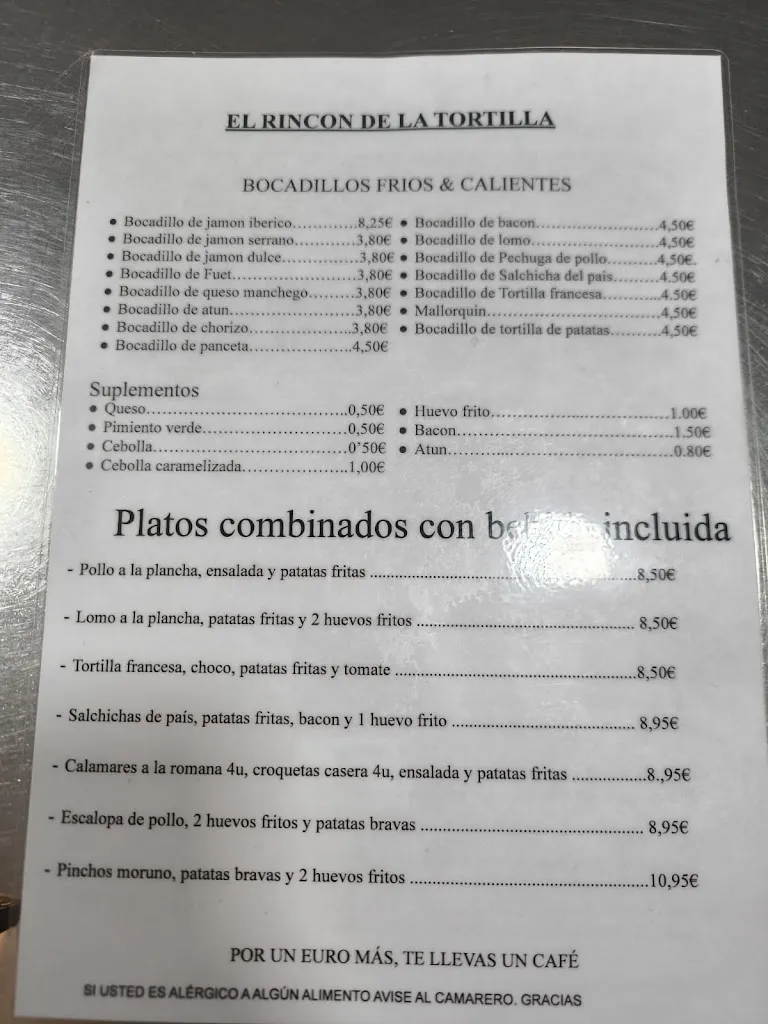 Menu_Restaurant El Rincón de la Tortilla 2_Sant Climent de Llobregat_image_2