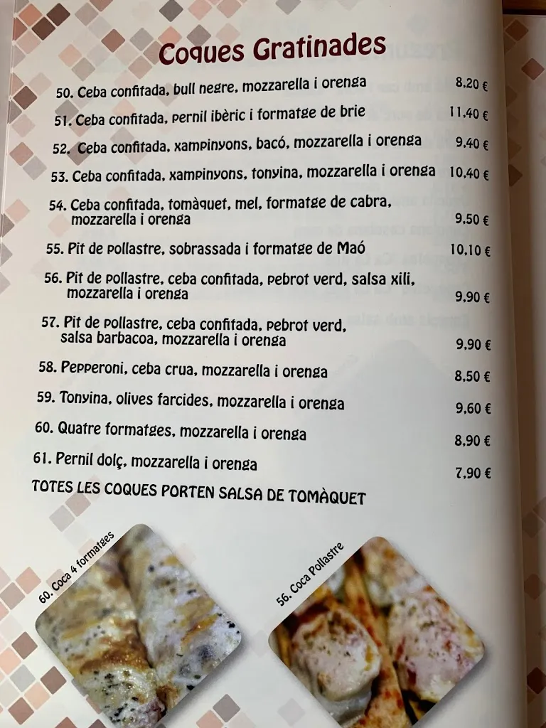 Menu_Restaurant Braseria Ca la Fina_Sant Cebrià de Vallalta_image_2