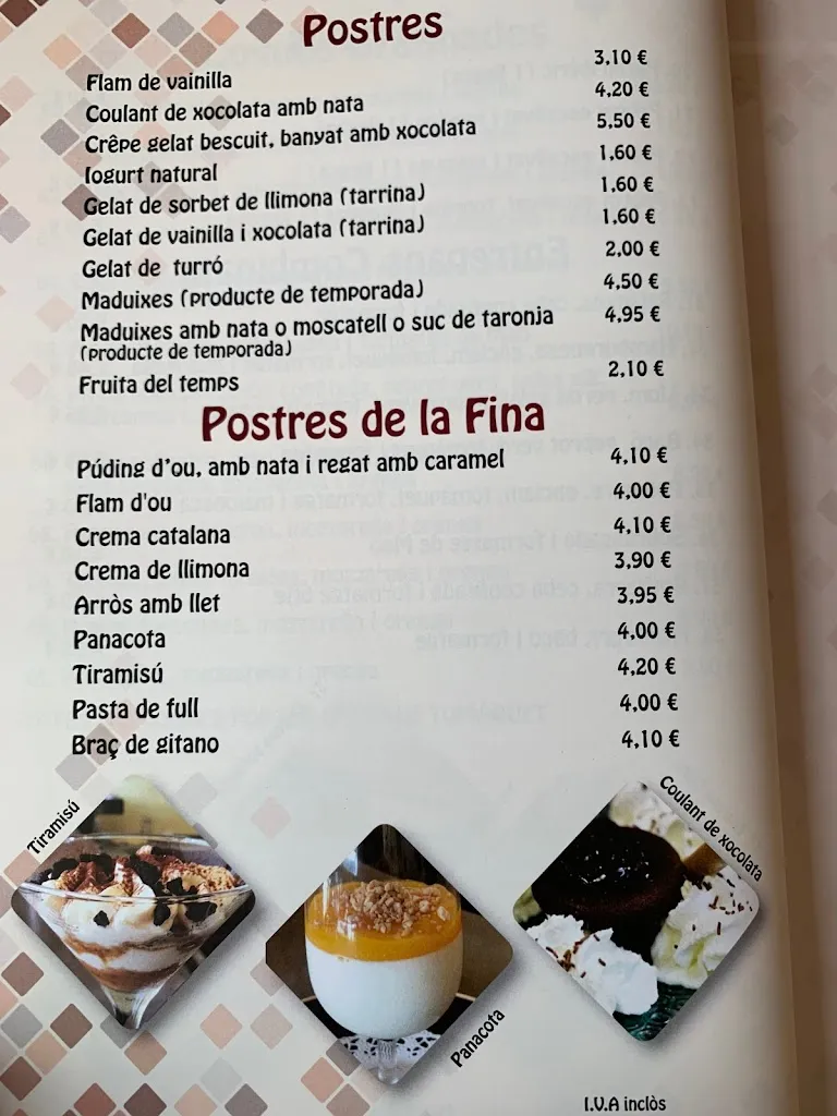 Menu_Restaurant Braseria Ca la Fina_Sant Cebrià de Vallalta_image_4