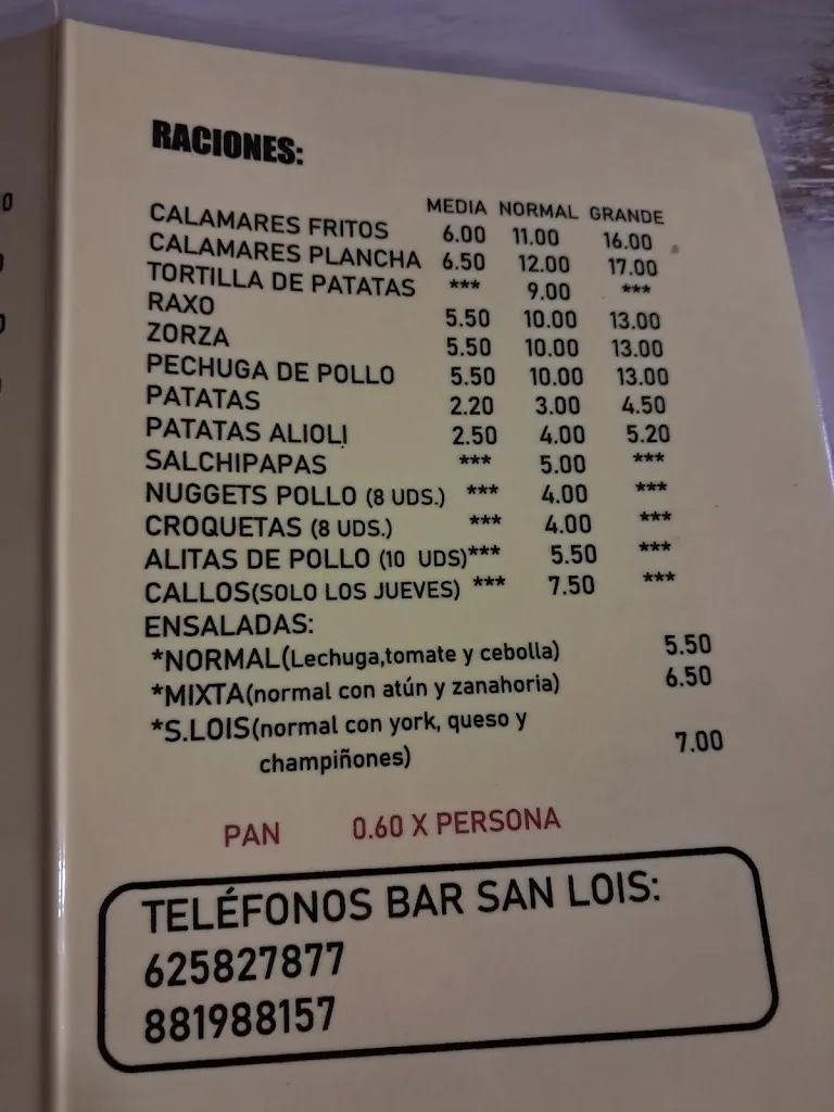 Menu_Bar San Lois_Noia_image_1