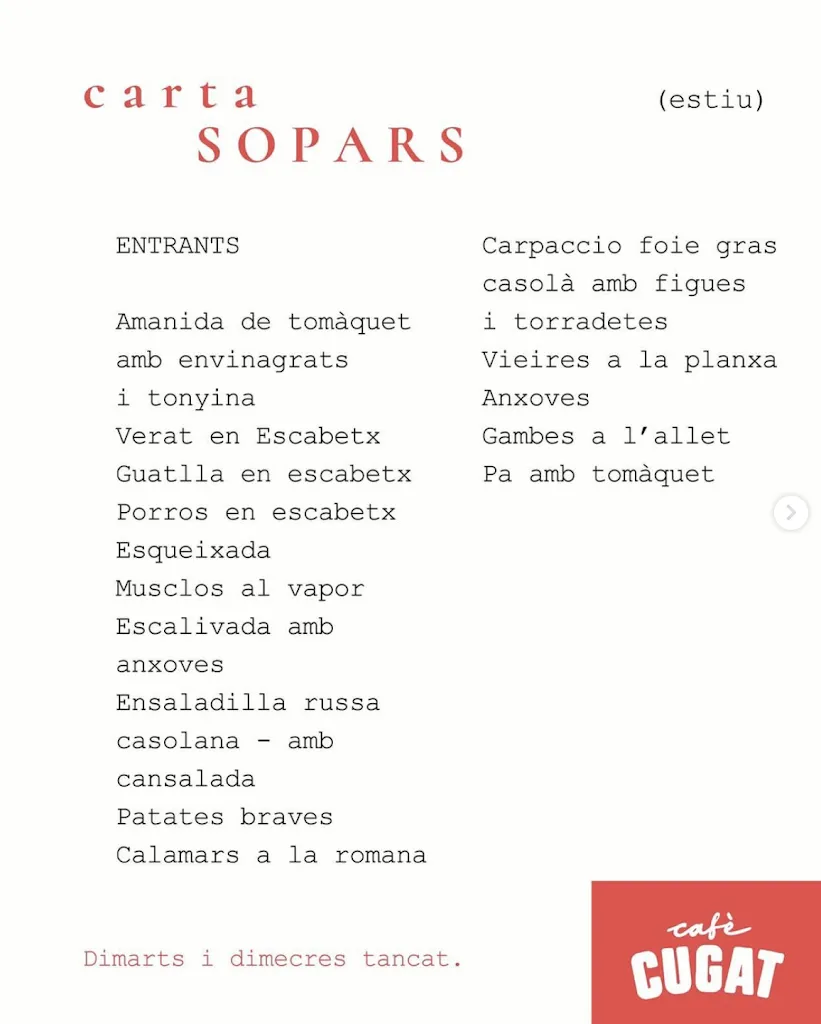 Menu_Cafe Cugat Centric_Sant Cugat Sesgarrigues_image_2
