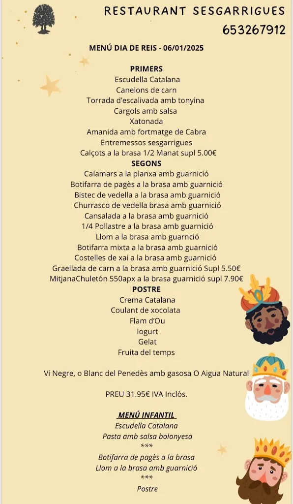 Menu_Restaurant Sesgarrigues_Sant Cugat Sesgarrigues_image_1