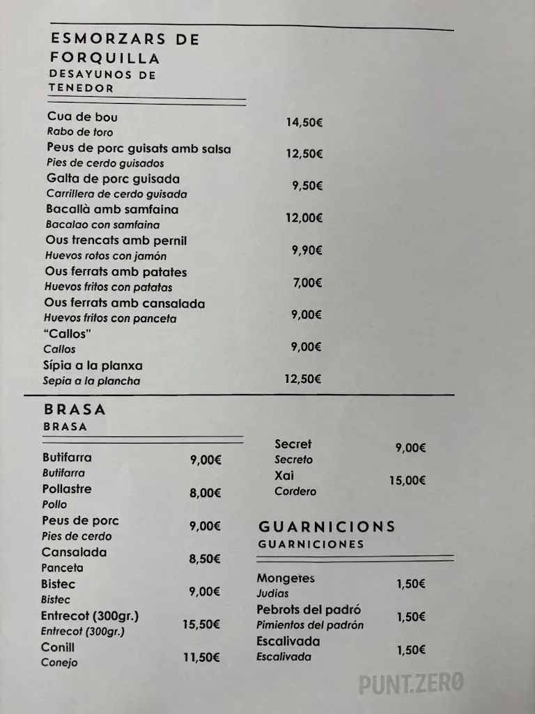 Menu_Bar Restaurant Sybarits_Sant Cugat Sesgarrigues_image_1