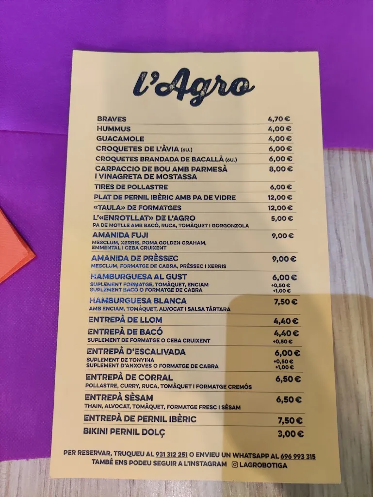 Menu_L'Agrobotiga_Sant Cugat Sesgarrigues_image_2