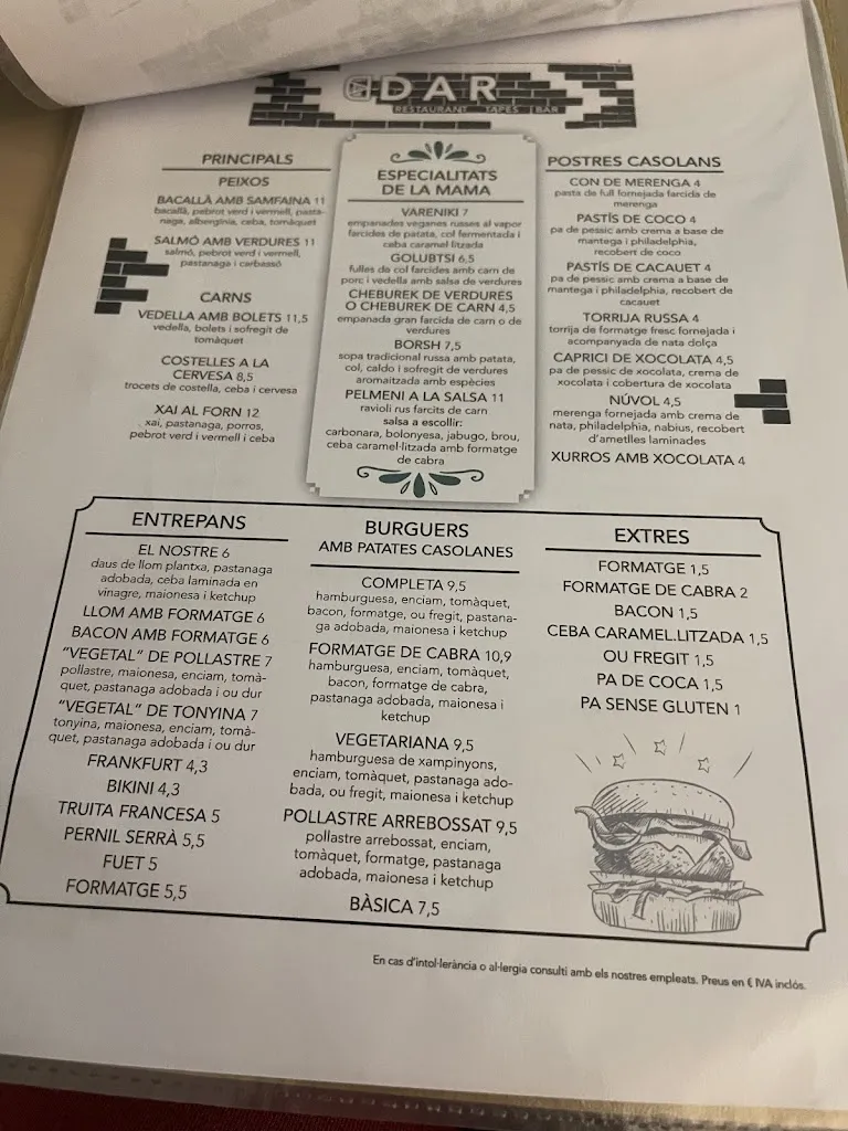 Menü_Dar Restaurant_Sant Esteve de Palautordera_Bild_3