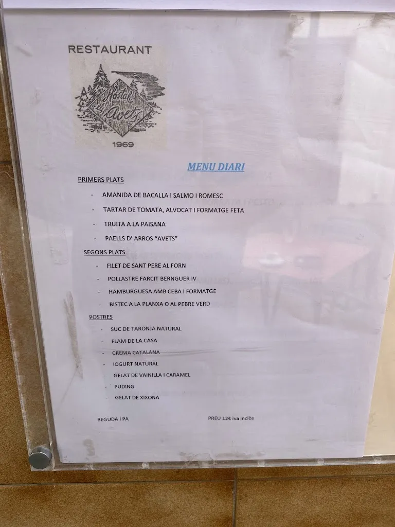Menu_Restaurant Els Avets_Sant Celoni_immagine_2