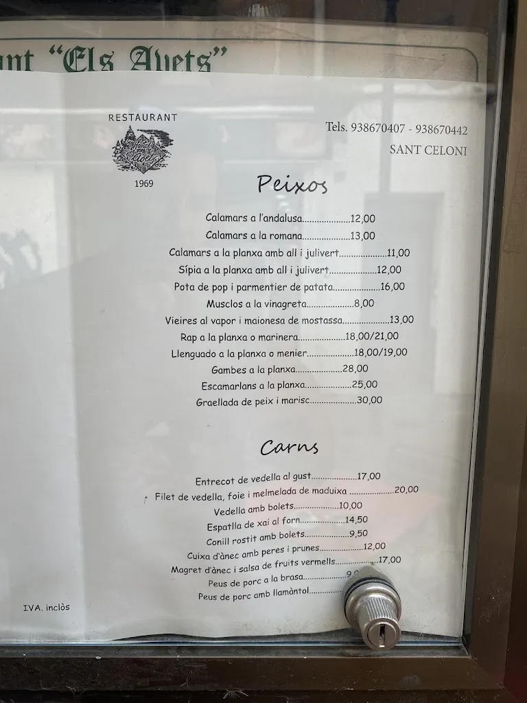 Menu_Restaurant Els Avets_Sant Celoni_immagine_3