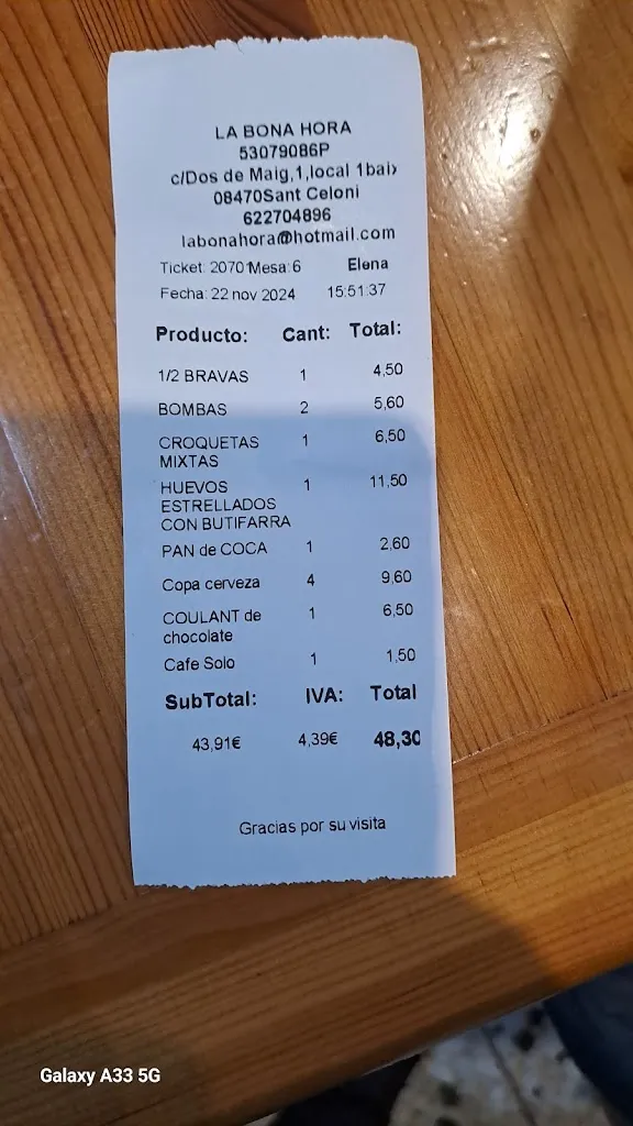 davide Andolfi_La bona hora_Sant Celoni_review