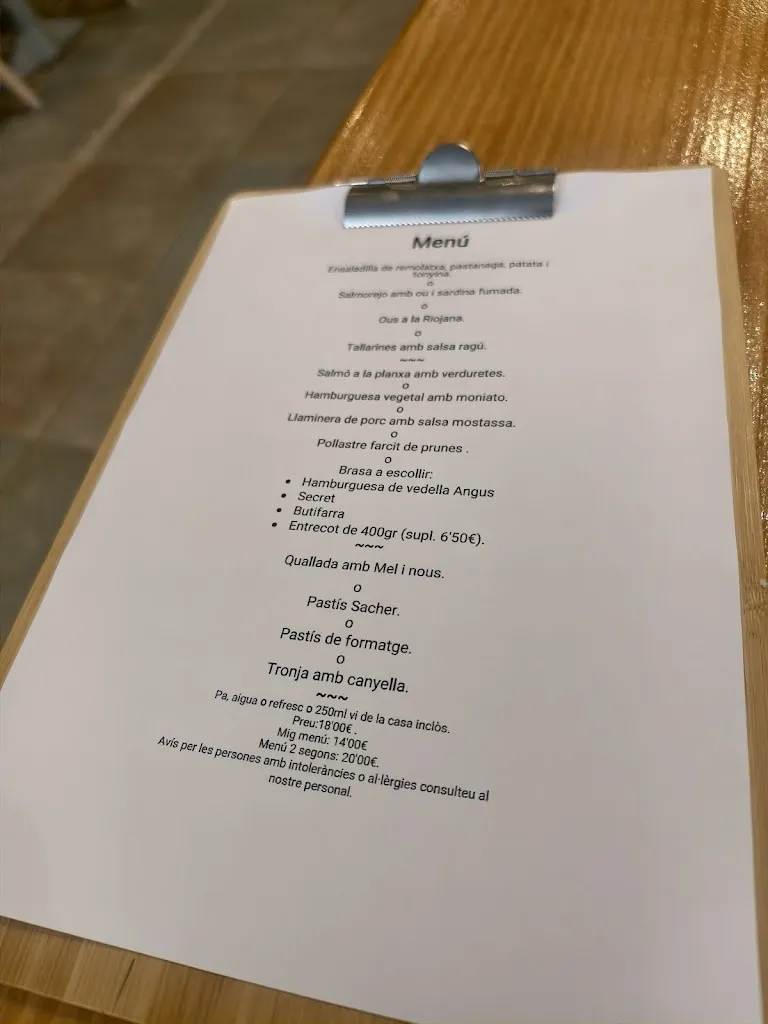 Menu_Can Soler Restaurant_Sant Celoni_image_1