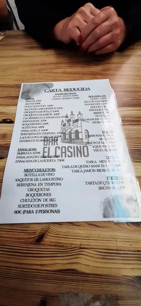 Menu_Bar Restaurant El Casino_Sant Esteve Sesrovires_immagine_4