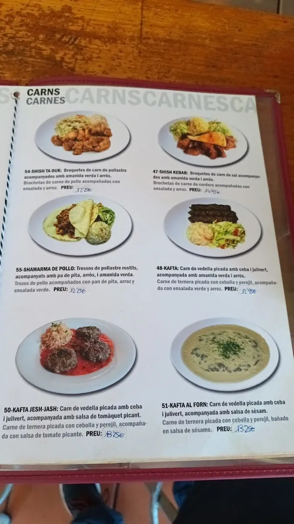 Menu_Restaurant libanès Aldiwan_Sant Esteve Sesrovires_image_1