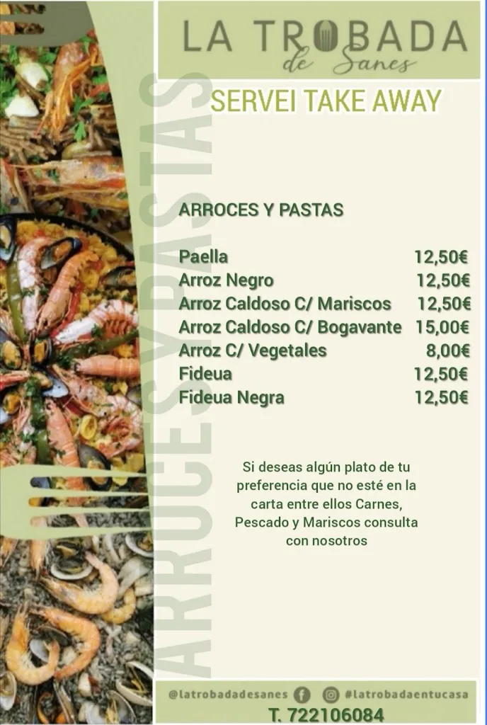 Menu_Bar Restaurant La Trobada_Sant Esteve Sesrovires_immagine_2