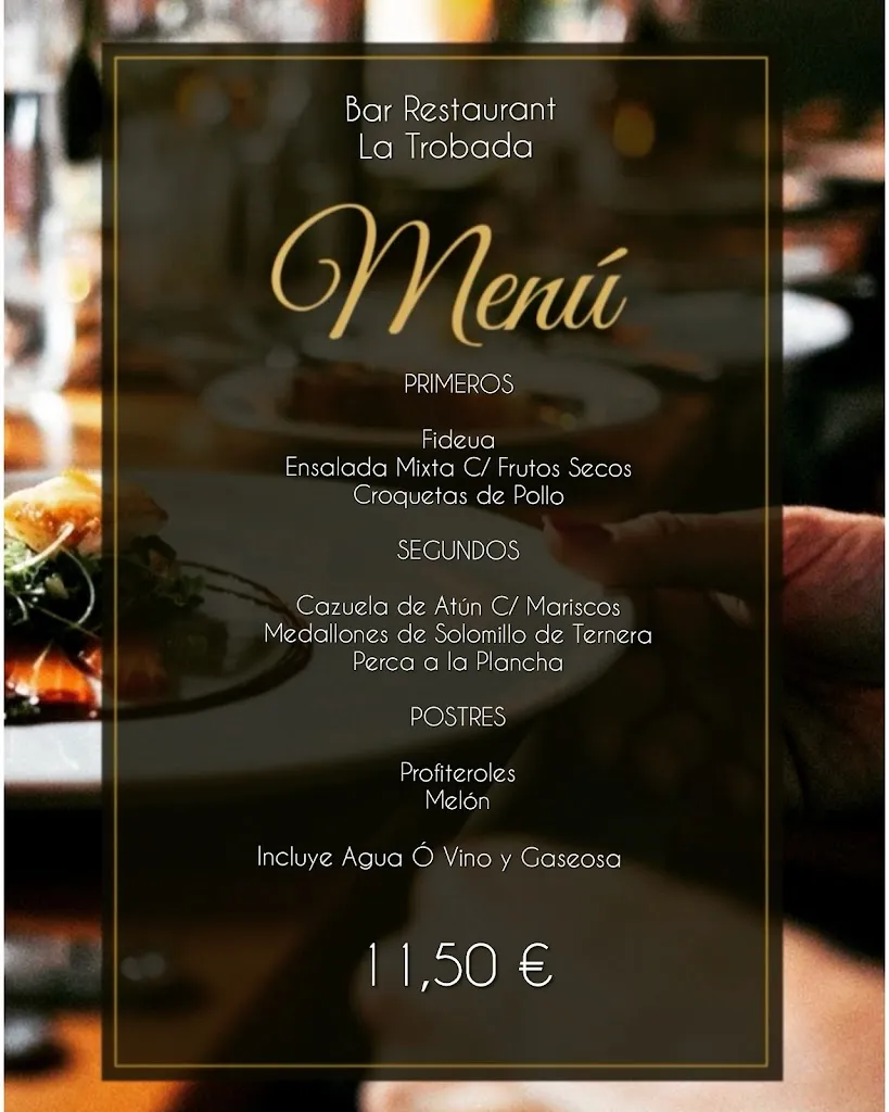 Menu_Bar Restaurant La Trobada_Sant Esteve Sesrovires_immagine_3