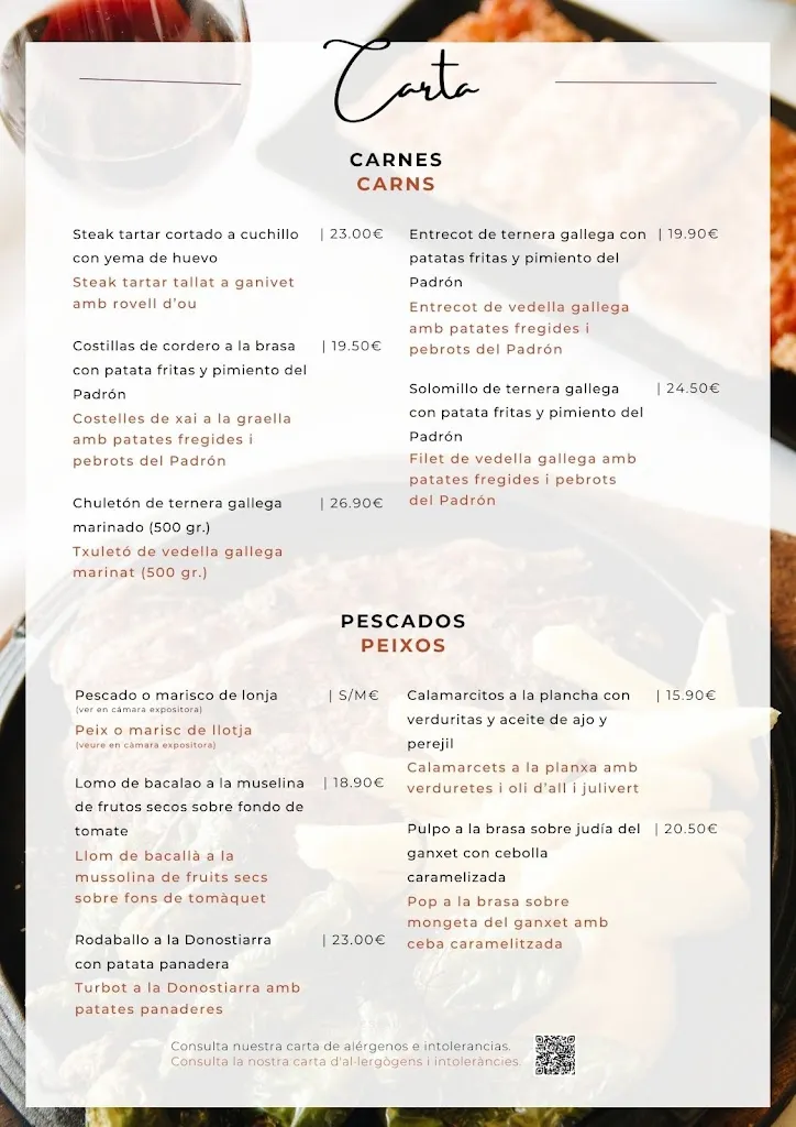 Menu_OAK Restaurant_Sant Esteve Sesrovires_immagine_1