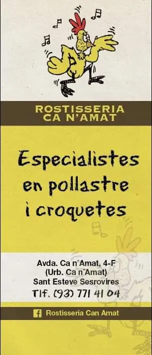Menu_Rostisseria Ca n'Amat_Sant Esteve Sesrovires_image_1