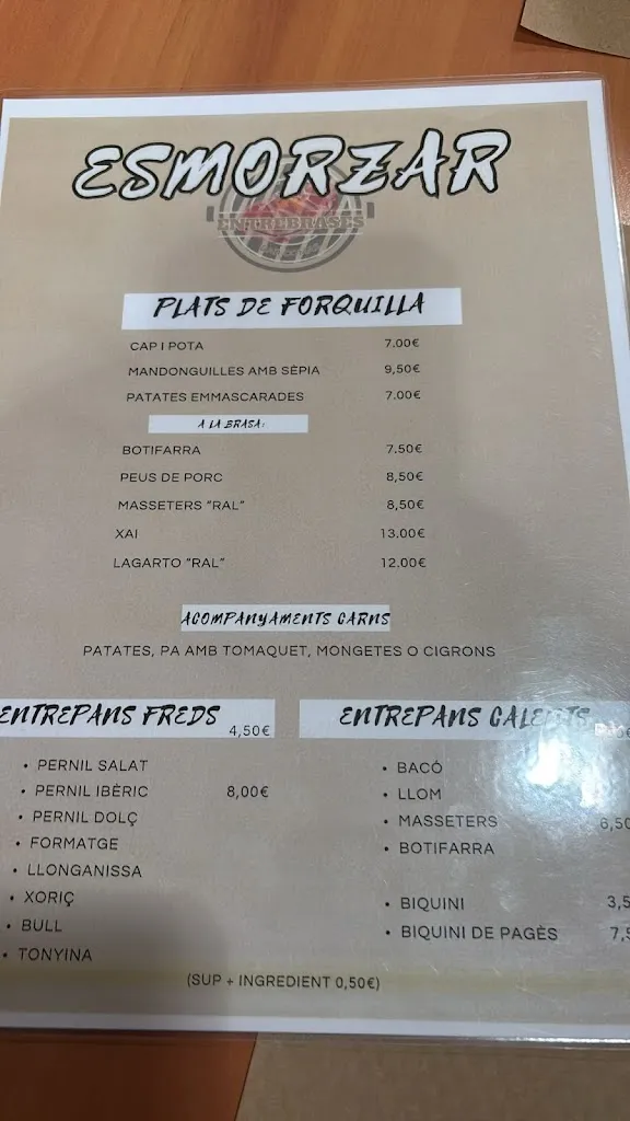 Menu_Entrebrases - Restaurant Comas_Sant Feliu Sasserra_image_1