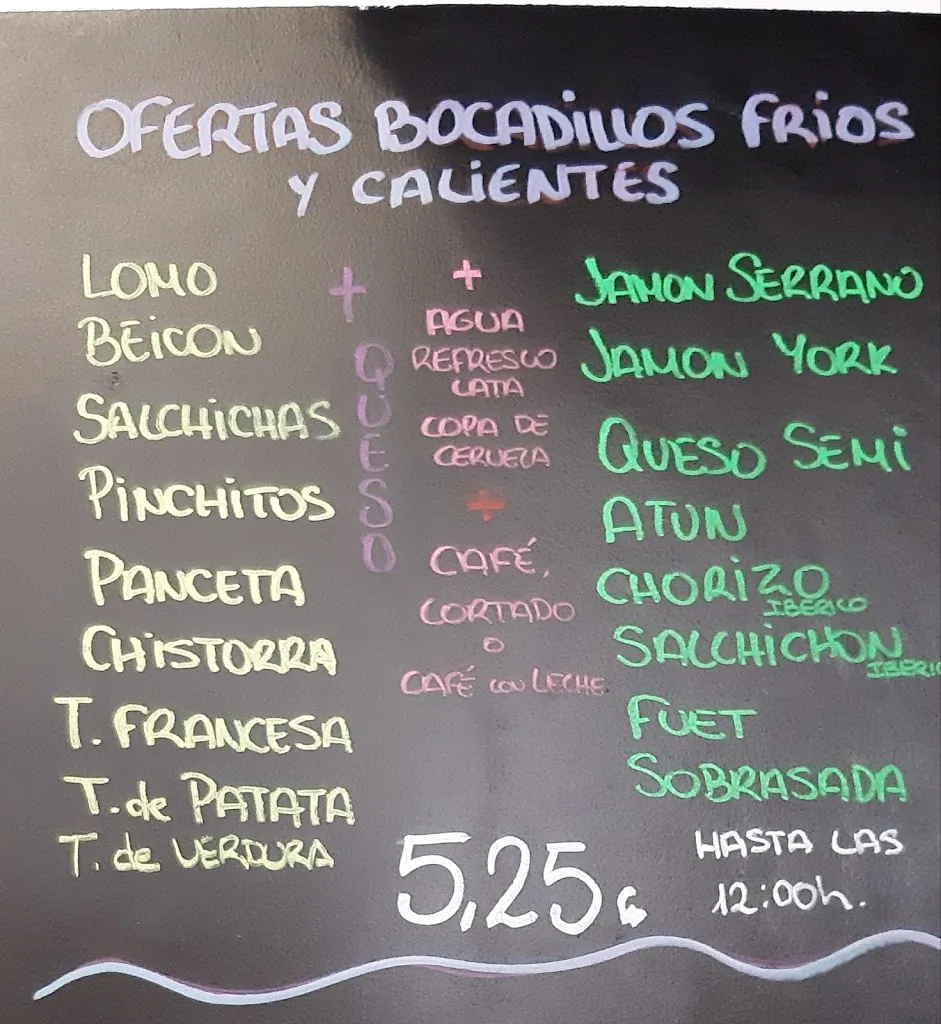 Menu_Bar-Restaurant Les Rodes_Sant Adrià de Besòs_image_1