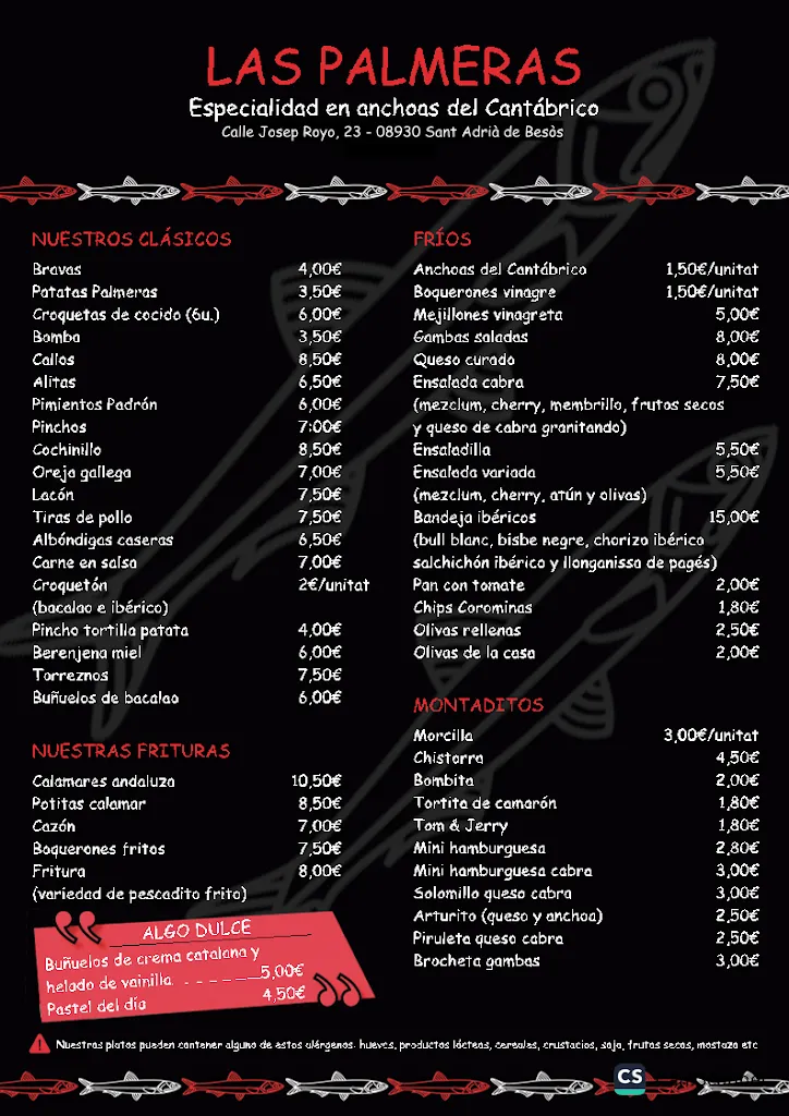 Menu_Las Palmeras - Sant Adrià_Sant Adrià de Besòs_image_1