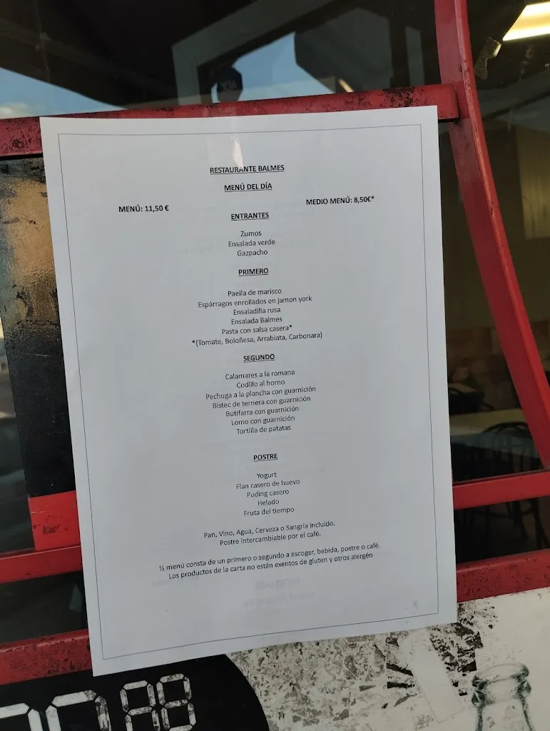 Menu_Restaurant Balmes_Sant Adrià de Besòs_image_1