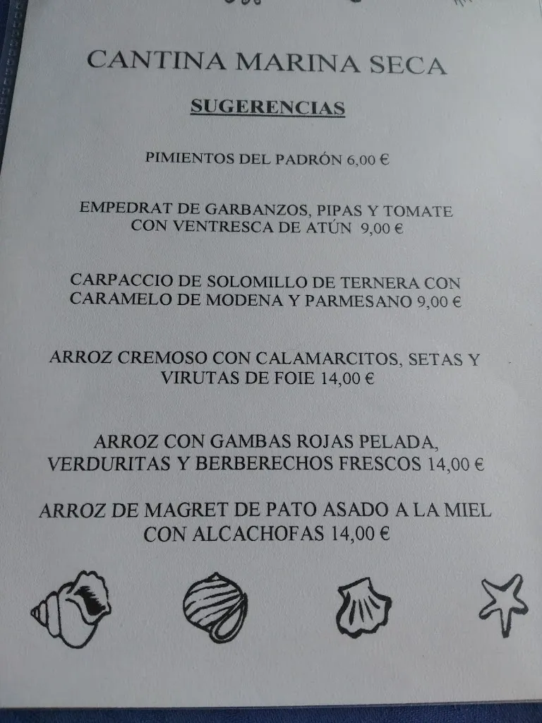 Menu_Cantina Marina Seca_Sant Adrià de Besòs_immagine_3
