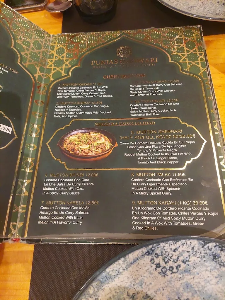 Menu_Punjab Shinwari_Sant Adrià de Besòs_image_4