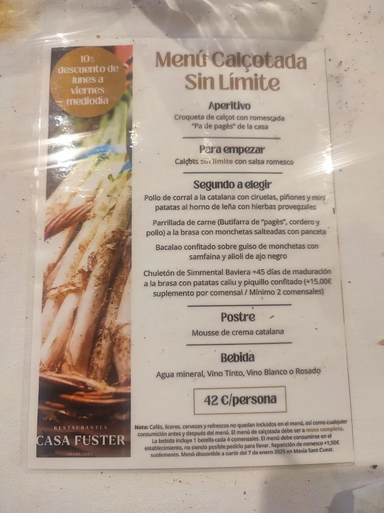 Menu_Casa Fuster Masia_Sant Cugat del Vallès_image_4