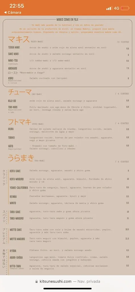 Menu_KITSUNE_Sant Cugat del Vallès_image_2