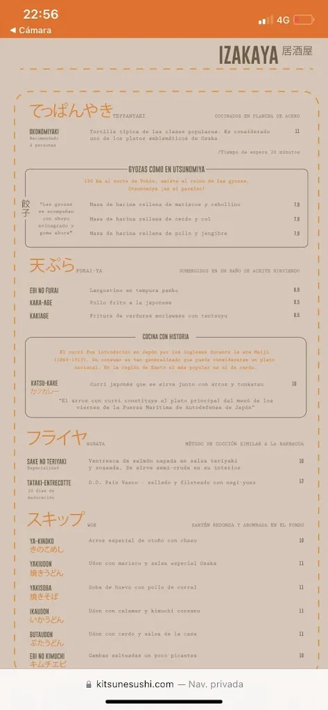 Menu_KITSUNE_Sant Cugat del Vallès_image_3