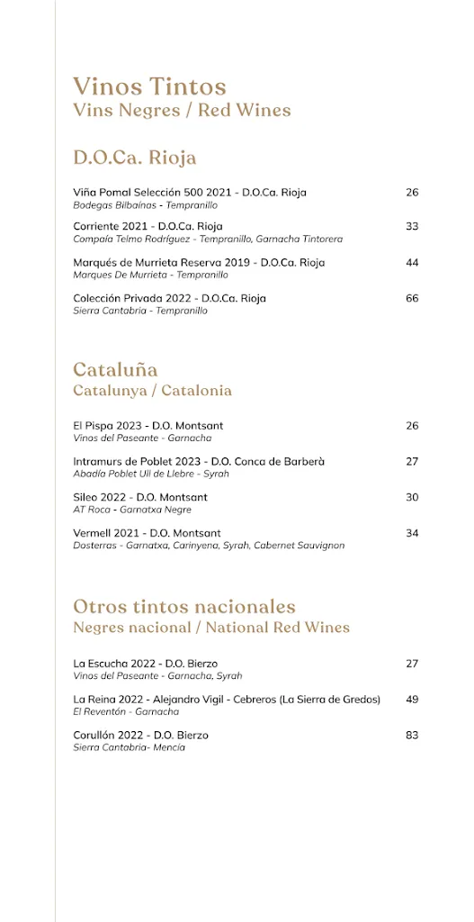 Menu_Restaurant 9 Reinas_Sant Cugat del Vallès_immagine_2