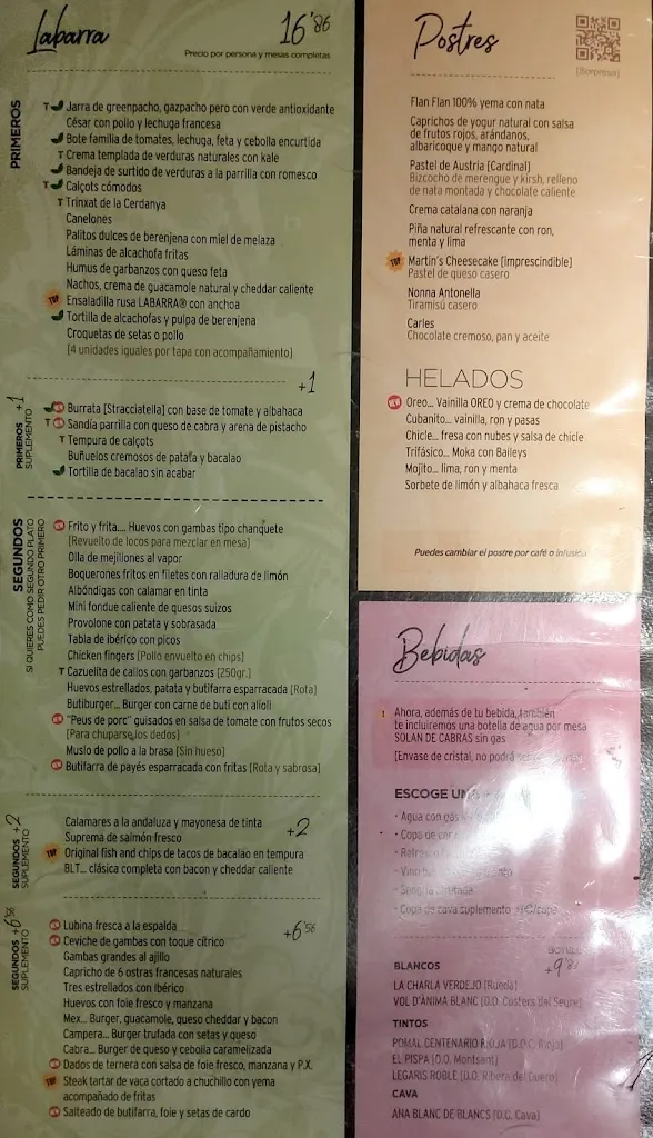 Menu_LABARRA ® | Sant Cugat_Sant Cugat del Vallès_image_1