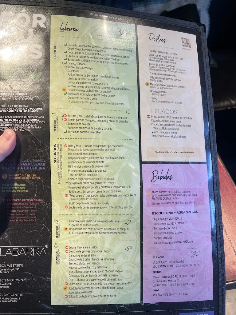 Menu_LABARRA ® | Sant Cugat_Sant Cugat del Vallès_image_2