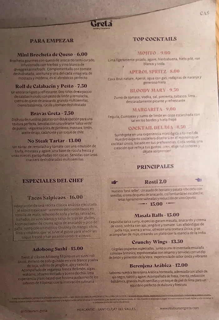 Menu_Restaurant Greta_Sant Cugat del Vallès_imagen_4