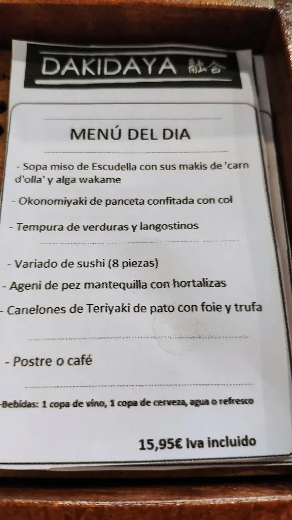 Menü_Dakidaya_Sant Cugat del Vallès_Bild_2