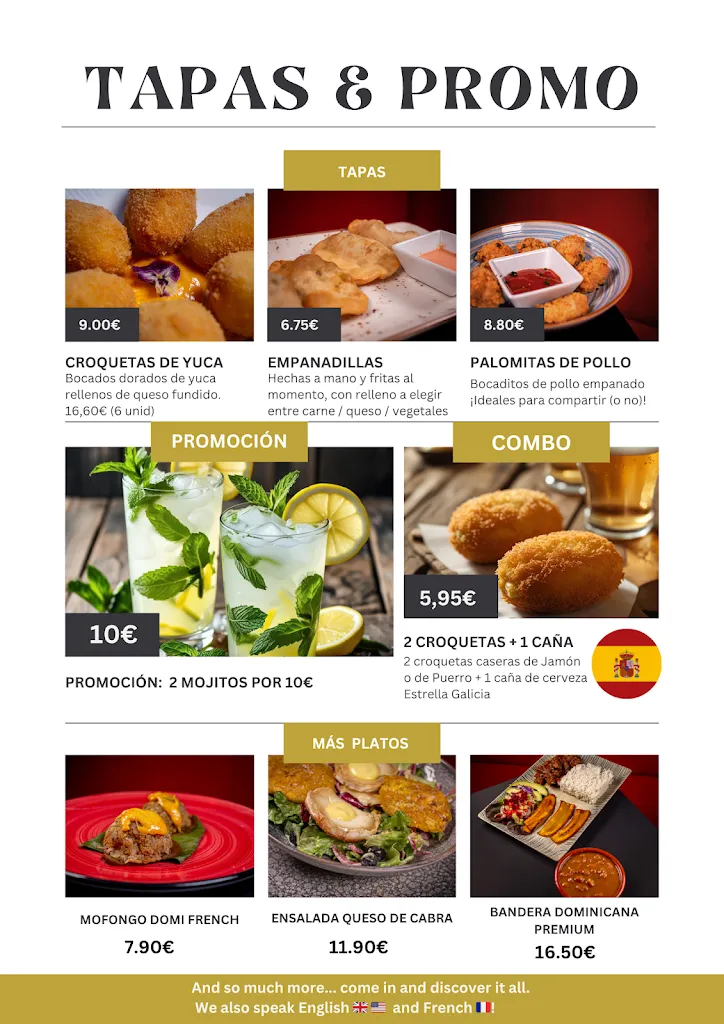 Menu_Domi French | Tapas Restaurant Madrid_Rois_image_3