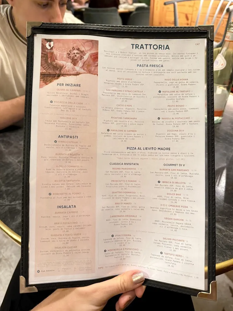 Menu_V Modern Italian Sant Cugat_Sant Cugat del Vallès_image_4