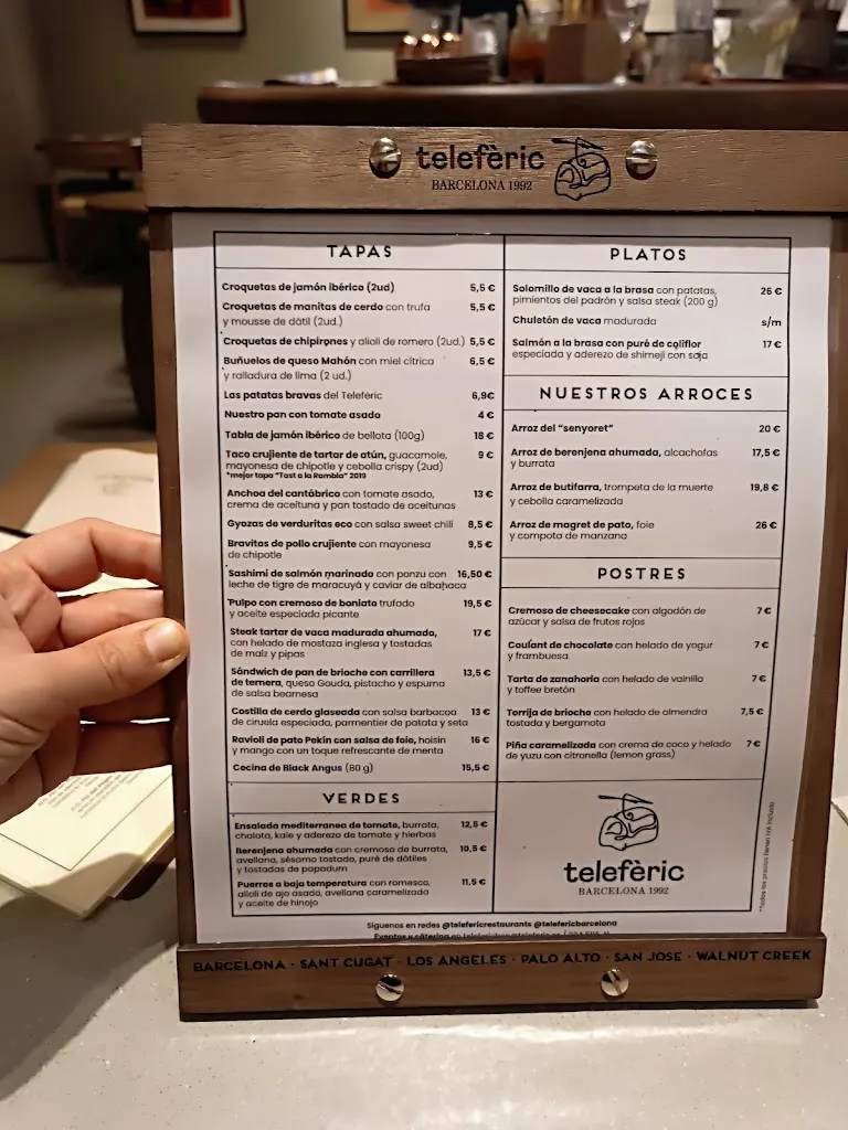 Menu_Restaurant Telefèric_Sant Cugat del Vallès_image_1