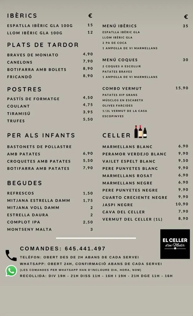 Menu_El Celler d'en Medir_Sant Cugat del Vallès_image_1