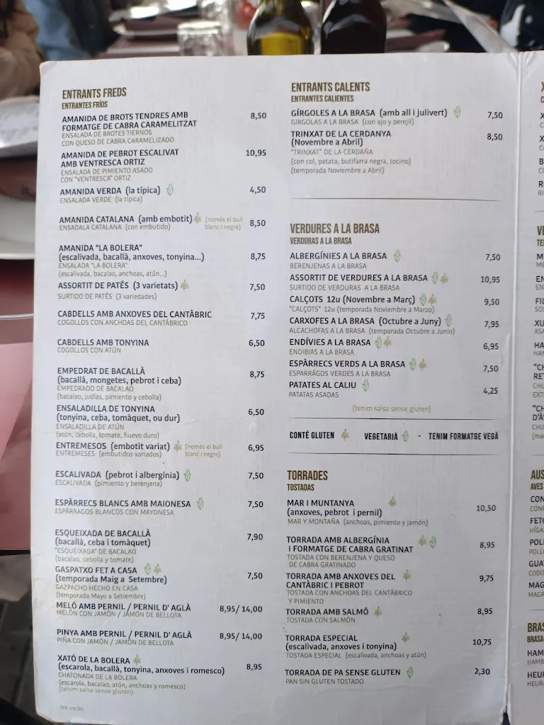 Menu_Restaurant Brasería La Flama de La Bolera_Sant Cugat del Vallès_immagine_2