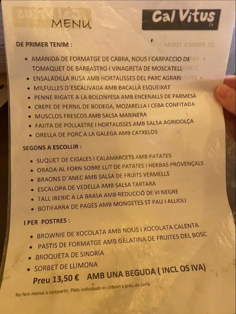 Menu_Cal Vitus_Sant Boi de Llobregat_image_4