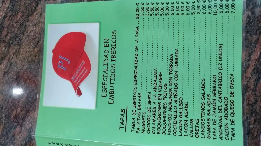 Menu_PJ Belmonte Sant Boi_Sant Boi de Llobregat_image_1