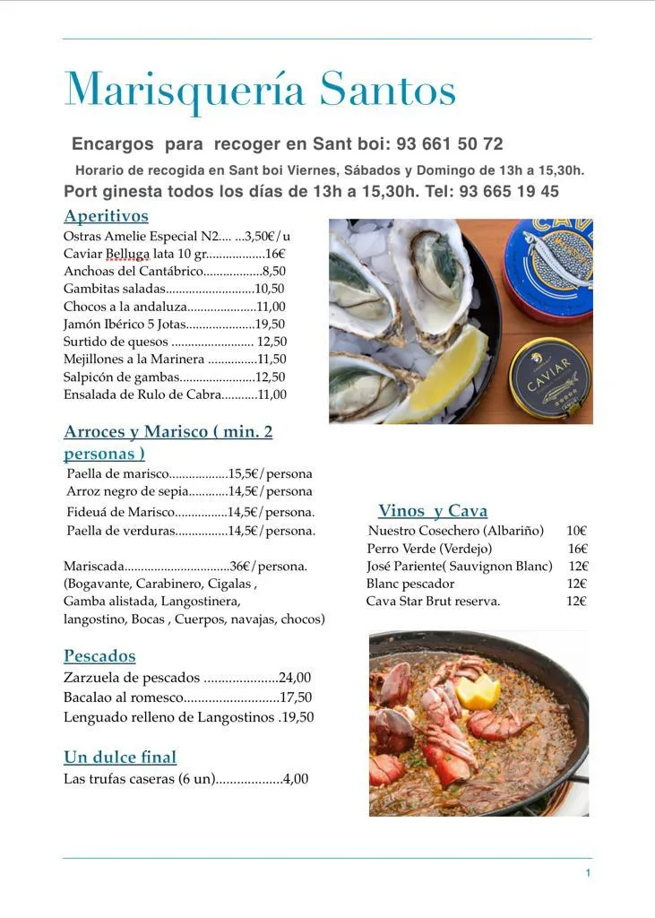 Menu_Marisquería Santos | Sant Boi_Sant Boi de Llobregat_immagine_4