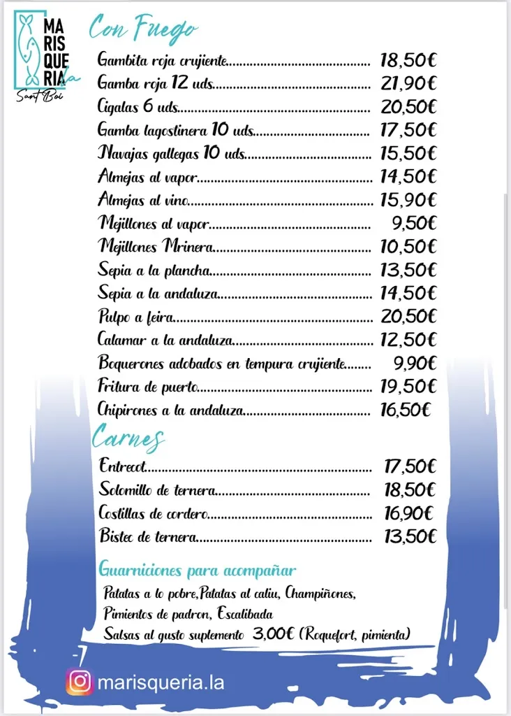 Menu_MARISQUERÍA LA, SANT BOI_Sant Boi de Llobregat_image_4