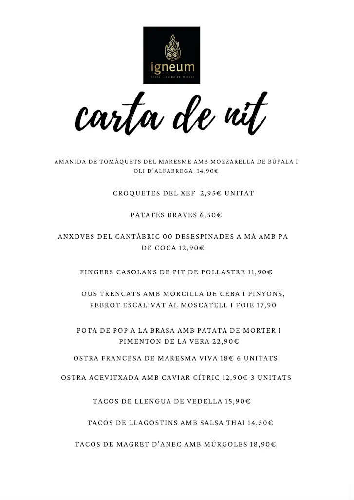 Menu_Restaurant Igneum_Sant Julià de Vilatorta_image_2