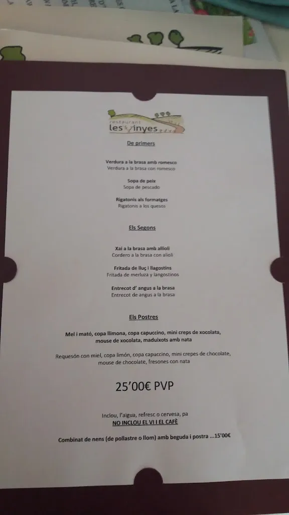 Menu_Restaurant Les Vinyes_Sant Llorenç dHortons_image_3
