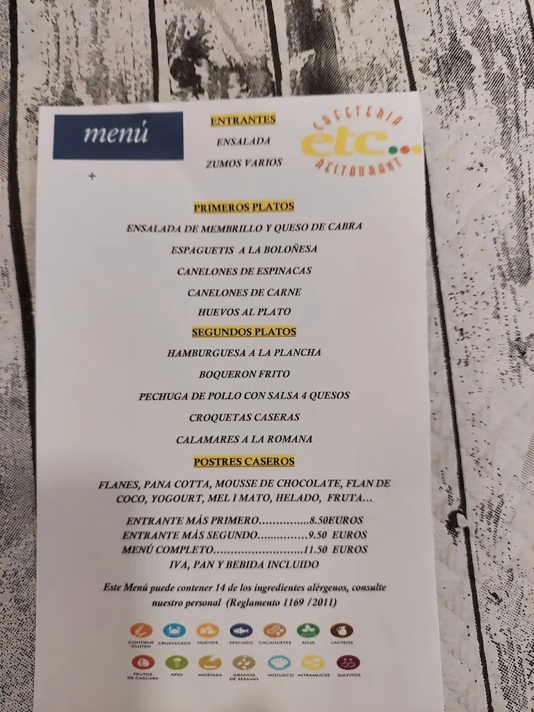 Menu_Cafeteria Etc Restaurant_Sant Joan de Vilatorrada_image_1