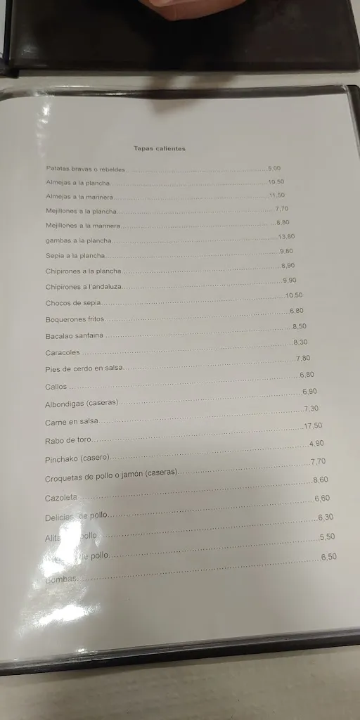 Menu_Bar Maikel_Sant Joan de Vilatorrada_image_1