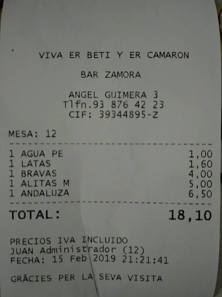 Joan Calvet_Bar Zamora_Sant Joan de Vilatorrada_review
