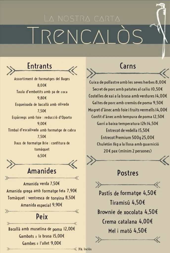 Menu_Masia Mas Comabella_Sant Llorenç Savall_image_1