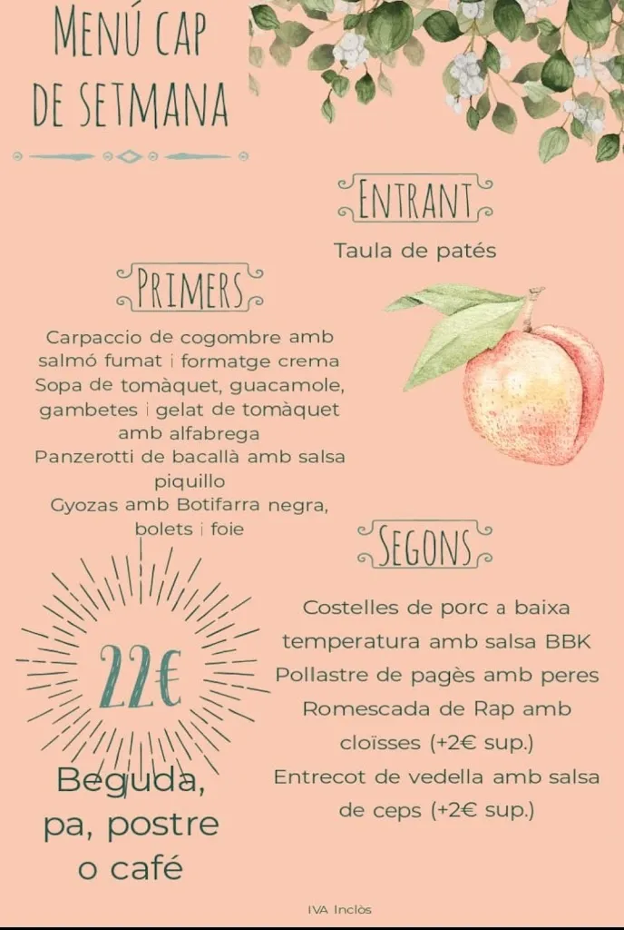 Menu_Masia Mas Comabella_Sant Llorenç Savall_image_2